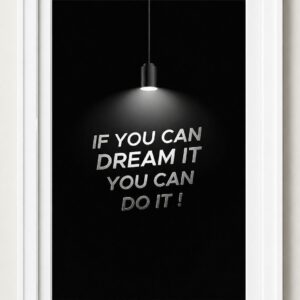 Dream Beyond Darkness – Premium Inspirational Canvas Collection